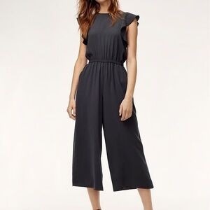 Wilfred Fleurette Charcoal Jumpsuit, Size Medium